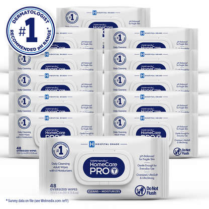 Adult Wipes for Fragile or Thin Skin