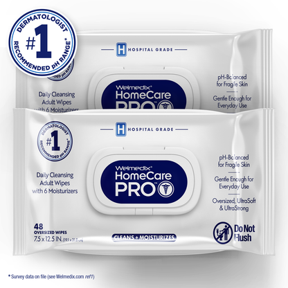 Adult Wipes for Fragile or Thin Skin