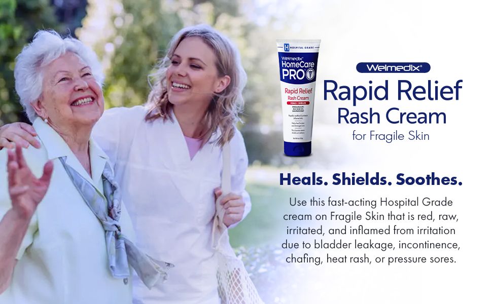 Rapid Relief Rash Cream for Fragile or Irritated Skin